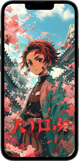 TPU чехол Tanjiro Kamado для Apple iPhone SE 4 - 6132b-3652 изображение 