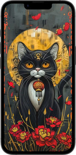 TPU чехол China Cat для Apple iPhone SE 4 - 6134b-3652 изображение 