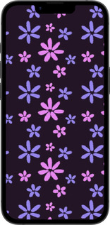 TPU чехол с  цветами для Apple iPhone SE 4 - 6258b-3652 изображение 