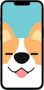 TPU чехол Корги для Apple iPhone SE 4 - 6280b-3652 изображение 