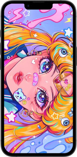 TPU чехол Сейлор Мун 4 для Apple iPhone SE 4 - 6353b-3652 изображение 