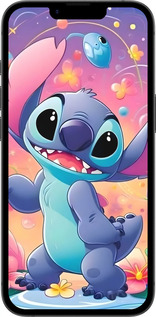 TPU чехол Стич 2 для Apple iPhone SE 4 - 6371b-3652 изображение 