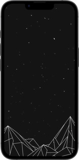 TPU чехол Черно белые абстрактные горы для Apple iPhone SE 4 - 6437b-3652 изображение 