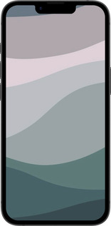 TPU чехол С фиолетовым и бирюзовым ретро-стилем и волнами для Apple iPhone SE 4 - 6533b-3652 изображение 