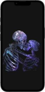 TPU чехол Із зображенням скелета для Apple iPhone SE 4 - 6537b-3652 изображение 