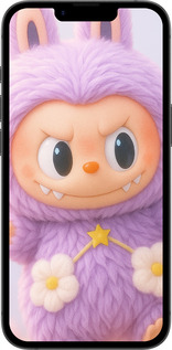 TPU чехол Лабубу для Apple iPhone SE 4 - 6708b-3652 изображение 