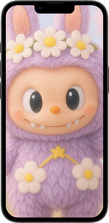TPU чехол Лабубу 1 для Apple iPhone SE 4 - 6709b-3652 изображение 