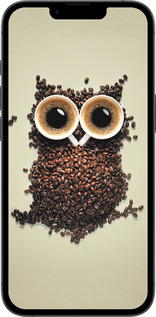 TPU чехол Сова з кави для Apple iPhone 16e - 777b-3971 изображение 