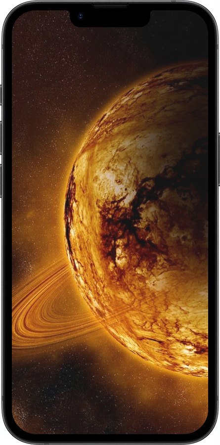 TPU чехол Жовтий Сатурн для Apple iPhone SE 4 - 170b-3652 изображение 