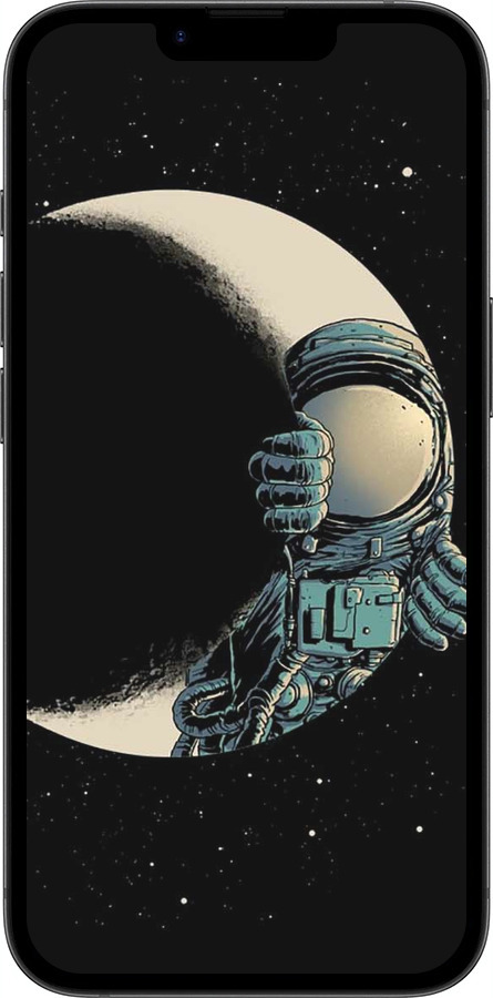 TPU чехол Астронавт для Apple iPhone 16e - 4134b-3971 изображение 