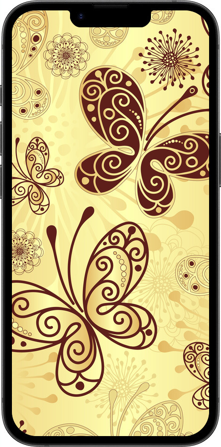 TPU чехол Красивые бабочки для Apple iPhone 16e - 4170b-3971 изображение 