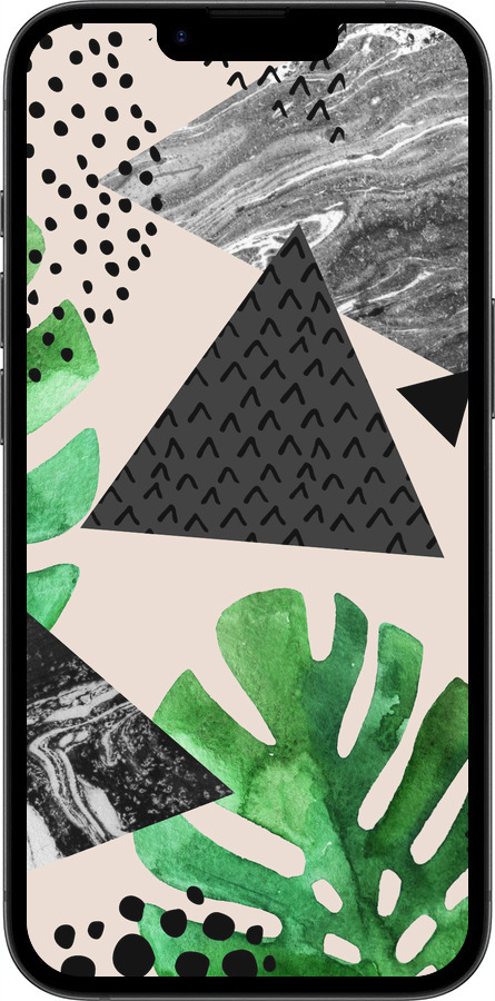 TPU чехол Монстера для Apple iPhone SE 4 - 4304b-3652 изображение 