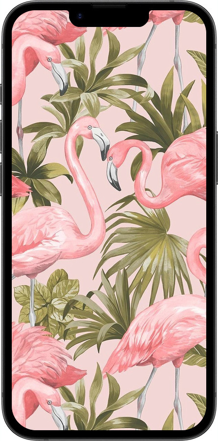 TPU чехол фламинго 2 для Apple iPhone 16e - 4360b-3971 изображение 