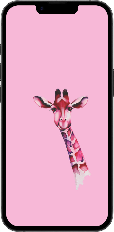 TPU чехол Розовая жирафа для Apple iPhone SE 4 - 4441b-3652 изображение 