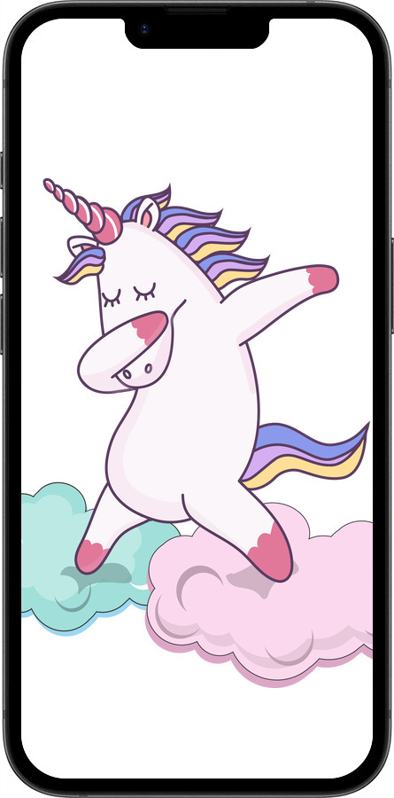 TPU чехол Єдиноріг для Apple iPhone SE 4 - 4702b-3652 изображение 