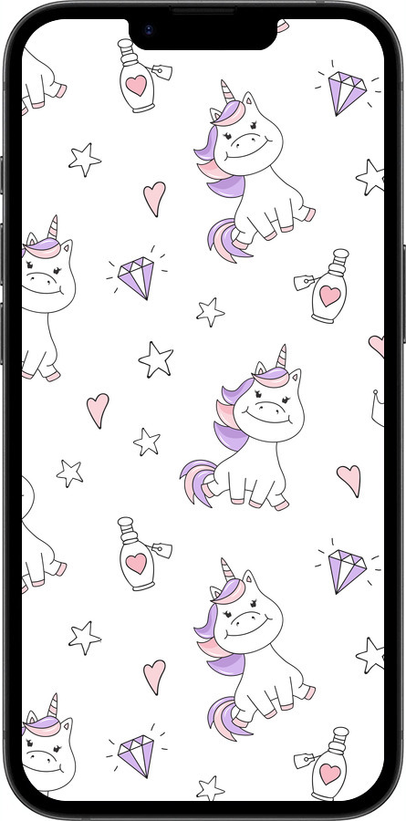 TPU чехол Единорожка v2 для Apple iPhone SE 4 - 4703b-3652 изображение 