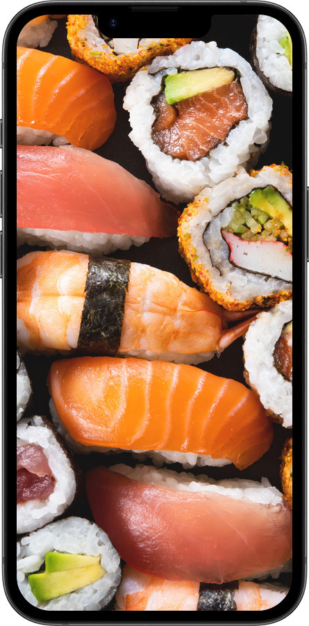 TPU чехол Суши v3 для Apple iPhone SE 4 - 5540b-3652 изображение 