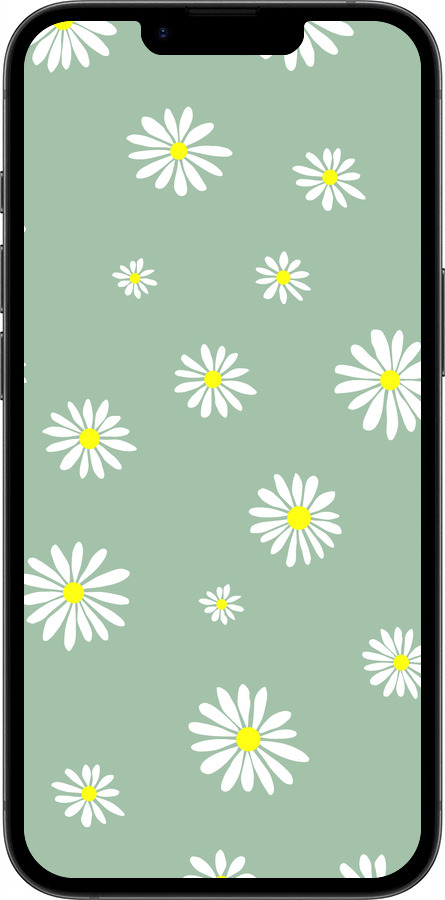 TPU чехол Ромашки v4 для Apple iPhone SE 4 - 5603b-3652 изображение 