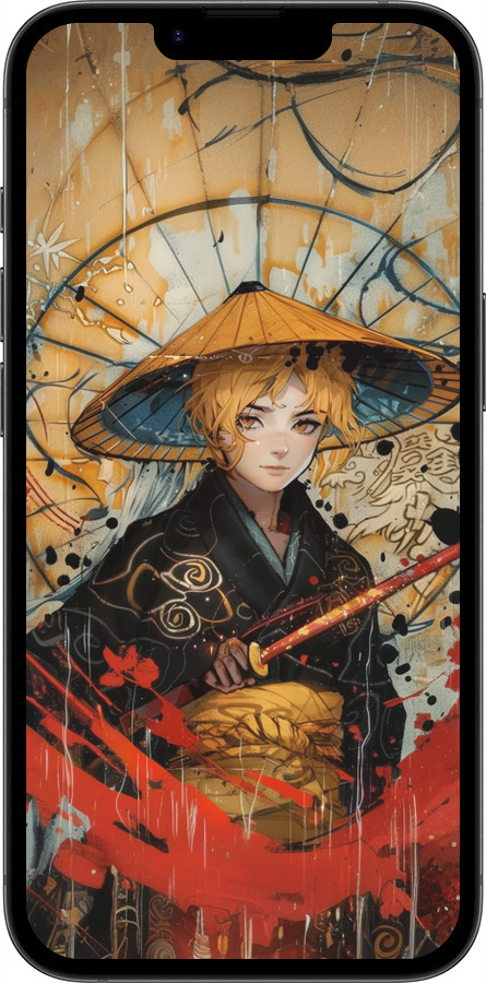 TPU чехол Самурайская отвага для Apple iPhone 16e - 6115b-3971 изображение 