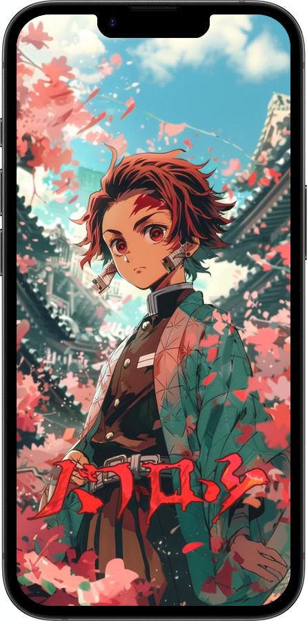 TPU чехол Tanjiro Kamado для Apple iPhone SE 4 - 6132b-3652 изображение 