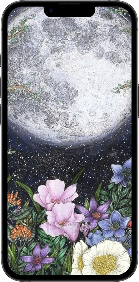 TPU чехол Полночь в саду II для Apple iPhone SE 4 - 6424b-3652 изображение 