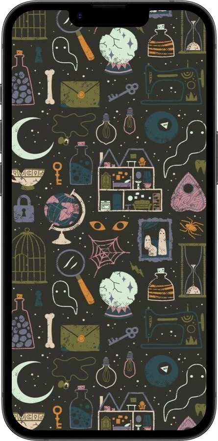 TPU чехол Чаклунський принт для Apple iPhone 16e - 6425b-3971 изображение 