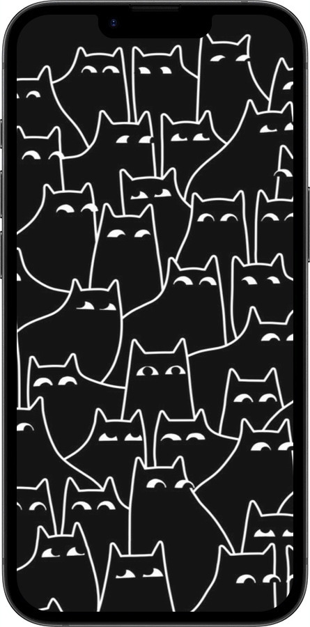 TPU чехол С изображением кошек для Apple iPhone SE 4 - 6470b-3652 изображение 