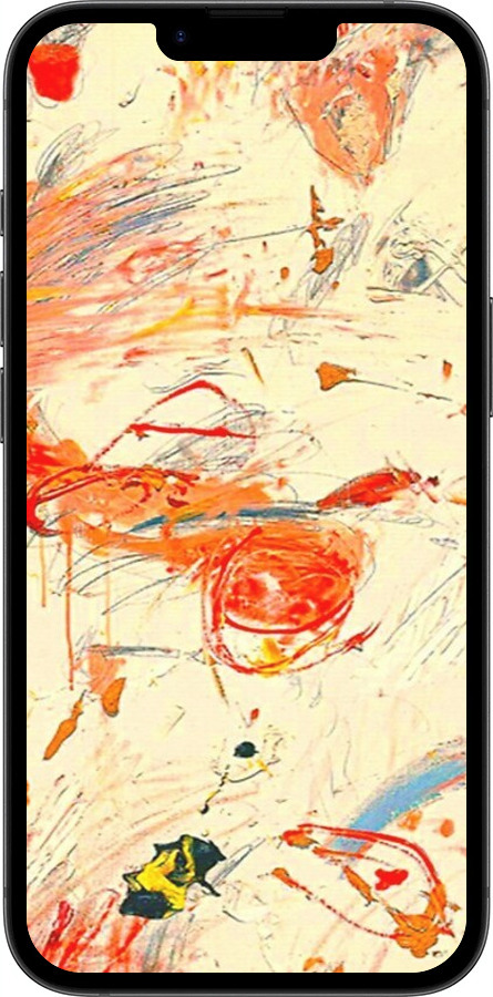 TPU чехол Динамичная картина с хаотичными мазками для Apple iPhone SE 4 - 6540b-3652 изображение 