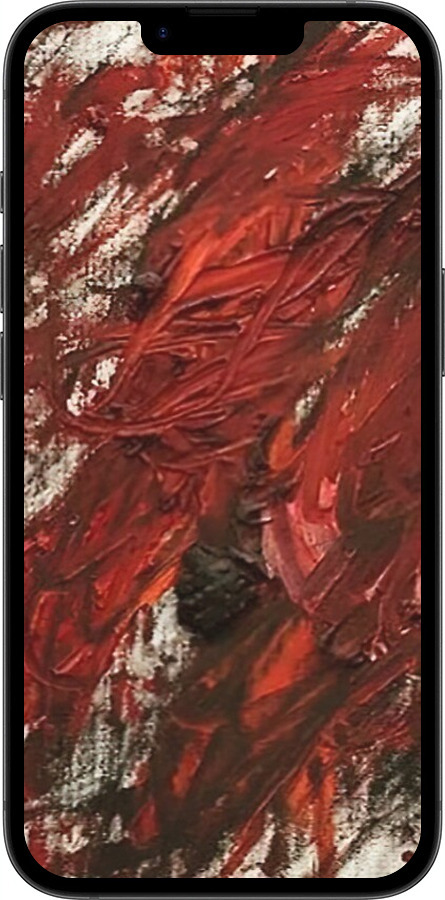 TPU чехол Абстрактная композиция в красных тонах для Apple iPhone SE 4 - 6541b-3652 изображение 