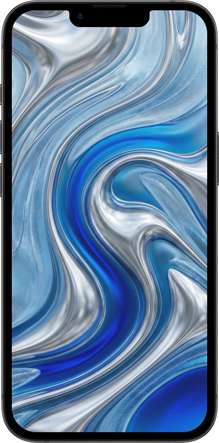 TPU чехол Liquid Chrome для Apple iPhone 16e - 6781b-3971 изображение 