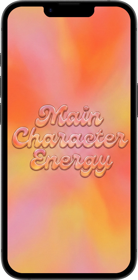 TPU чехол Aura Gradient Main Character Energy Aesthetic Y2K для Apple iPhone SE 4 - 6783b-3652 изображение 