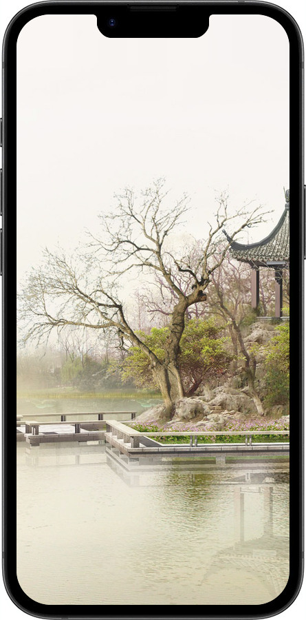 TPU чехол Японський пейзаж для Apple iPhone 16e - 776b-3971 изображение 