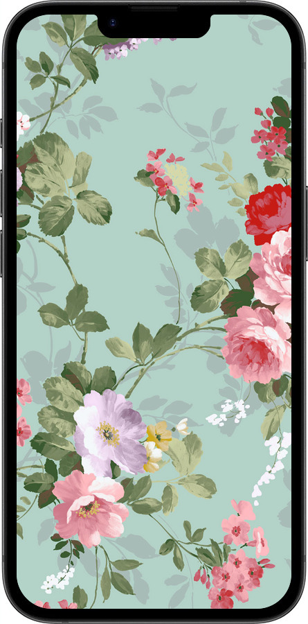 TPU чехол Квіткові шпалери 2 для Apple iPhone SE 4 - 862b-3652 изображение 