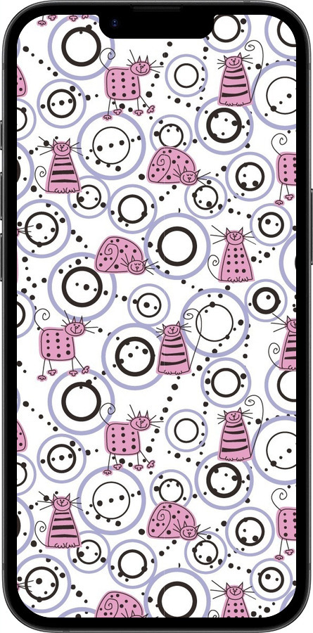 TPU чехол Смешные коты для Apple iPhone 16e - 907b-3971 изображение 