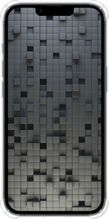 Силикон с усиленными углами чехол Кубики для Apple iPhone SE 4 - 1061sp-3652 изображение 