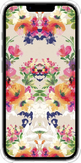 Силикон с усиленными углами чехол Цветочный узор для Apple iPhone SE 4 - 1083sp-3652 изображение 