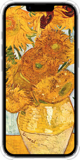 Силикон с усиленными углами чехол Винсент Ван Гог. Подсолнухи для Apple iPhone SE 4 - 162sp-3652 изображение 