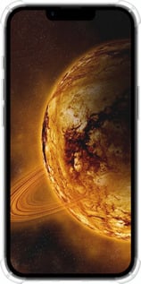 Силіконовий протиударний с посиленими кутами чехол Жовтий Сатурн для Apple iPhone 16e - 170sp-3971 изображение 