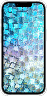 Силикон с усиленными углами чехол Переливающаяся чешуя для Apple iPhone SE 4 - 227sp-3652 изображение 