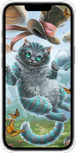 Силіконовий протиударний с посиленими кутами чехол Чеширський Кіт 2 для Apple iPhone 16e - 3993sp-3971 изображение 