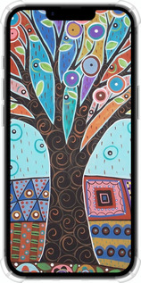 Силикон с усиленными углами чехол Арт-дерево для Apple iPhone SE 4 - 4008sp-3652 изображение 