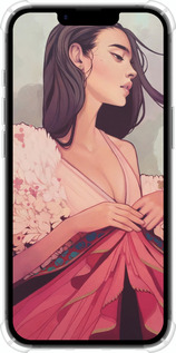 Силикон с усиленными углами чехол Kelsey Beckett для Apple iPhone 16e - 4034sp-3971 изображение 