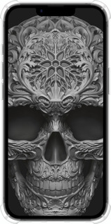 Силикон с усиленными углами чехол skull-ornament для Apple iPhone SE 4 - 4101sp-3652 изображение 