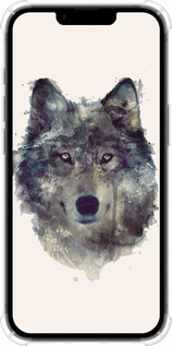 Силикон с усиленными углами чехол Волк-арт для Apple iPhone SE 4 - 4163sp-3652 изображение 