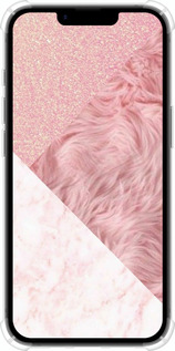 Силіконовий протиударний с посиленими кутами чехол Рожеві текстури для Apple iPhone 16e - 4343sp-3971 изображение 