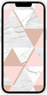 Силіконовий протиударний с посиленими кутами чехол Мармурова симетрія для Apple iPhone SE 4 - 4344sp-3652 изображение 