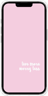 Силикон с усиленными углами чехол Живи больше для Apple iPhone SE 4 - 4347sp-3652 изображение 