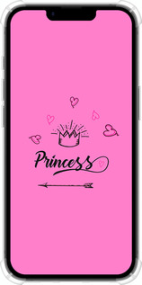 Силіконовий протиударний с посиленими кутами чехол Princess для Apple iPhone SE 4 - 4361sp-3652 изображение 