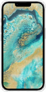 Силіконовий протиударний с посиленими кутами чехол Green marble для Apple iPhone SE 4 - 4365sp-3652 изображение 