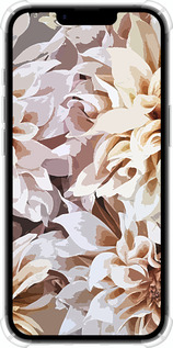 Силикон с усиленными углами чехол пионы акварелью для Apple iPhone 16e - 4376sp-3971 изображение 